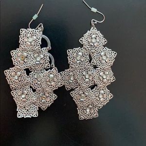 Fancy hanging earrings